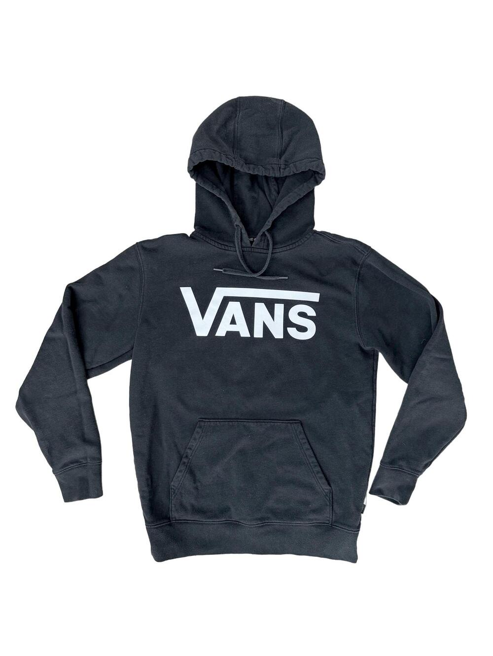 Vans Off the Wall Classic Logo Pullover Hoodie, Black - Size Small
